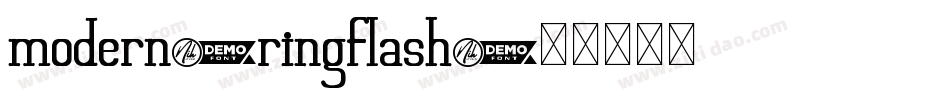modern_ringflash字体转换
