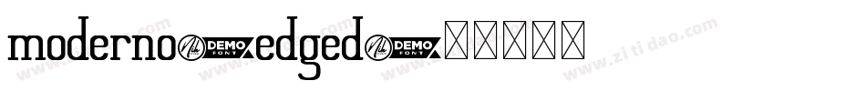 moderno_edged字体转换