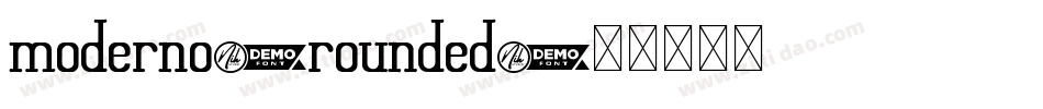 moderno_rounded字体转换