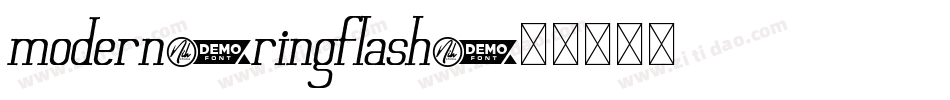 modern_ringflash字体转换