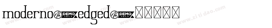 moderno_edged字体转换