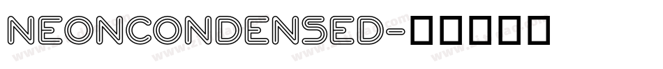 NeonCondensed字体转换