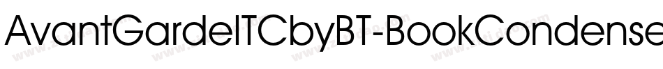 AvantGardeITCbyBT-BookCondensed字体转换