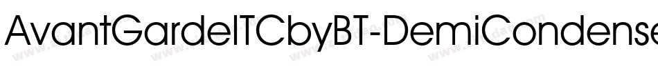 AvantGardeITCbyBT-DemiCondensed字体转换