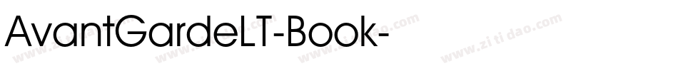 AvantGardeLT-Book字体转换