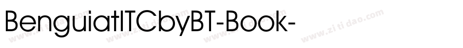 BenguiatITCbyBT-Book字体转换