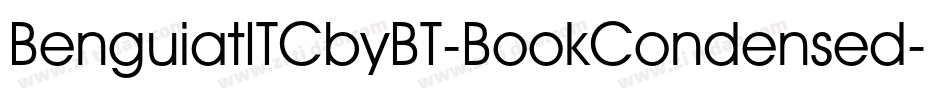 BenguiatITCbyBT-BookCondensed字体转换