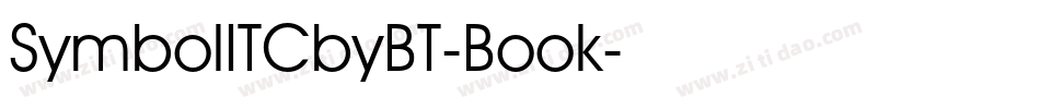 SymbolITCbyBT-Book字体转换