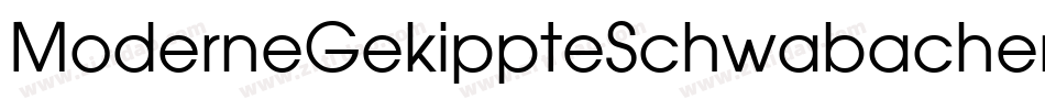 ModerneGekippteSchwabacher-r8PK字体转换