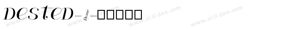 DESTED-1字体转换