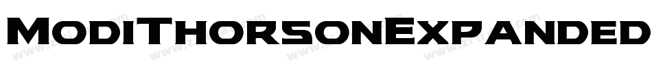 ModiThorsonExpanded-R4d3字体转换