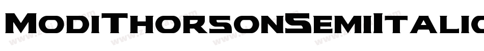 ModiThorsonSemiItalic-YZOv字体转换 ModiThorsonSemiItalic-YZOv字体转换