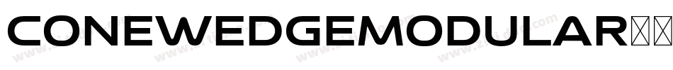 ConeWedgeModular转换器字体转换