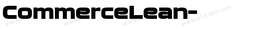 CommerceLean字体转换