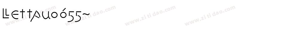 Lettau0655字体转换