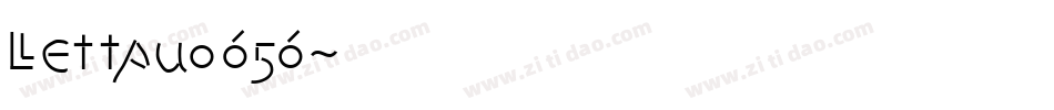 Lettau0656字体转换