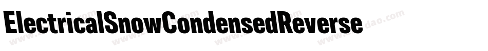 ElectricalSnowCondensedReverseOblique-yr7V字体转换