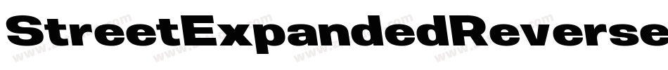 StreetExpandedReverseItalic-g7p字体转换