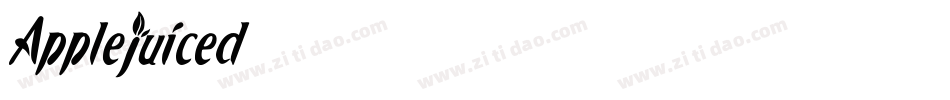 AppleJuiced字体转换