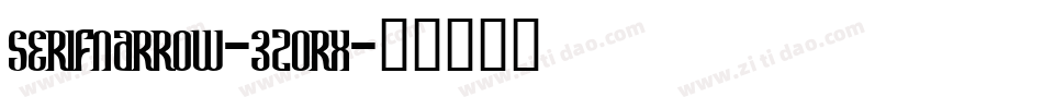 SerifNarrow-3zOrX字体转换