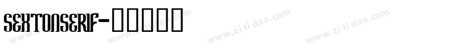SextonSerif字体转换