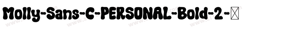 Molly-Sans-C-PERSONAL-Bold-2字体转换