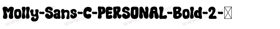 Molly-Sans-C-PERSONAL-Bold-2字体转换