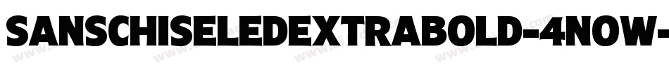 SanschiseledExtrabold-4nOW字体转换