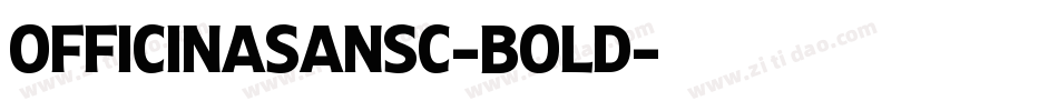 OfficinaSansC-Bold字体转换