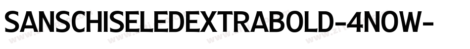 SanschiseledExtrabold-4nOW字体转换