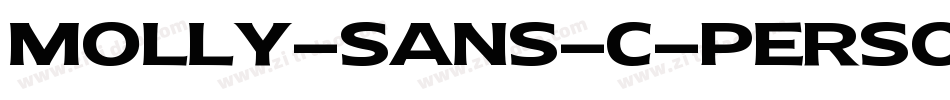Molly-Sans-C-PERSONAL-Bold字体转换
