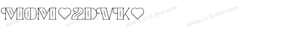 Mom-2dVK字体转换
