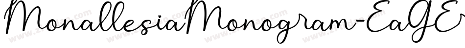 MonallesiaMonogram-EaGEr字体转换