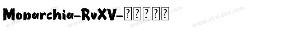 Monarchia-RvXV字体转换