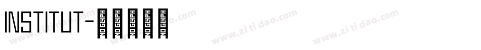 Institut字体转换