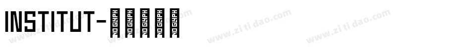 Institut字体转换