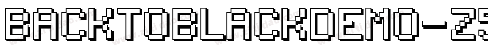 BackToBlackDemo-Z5mZ字体转换
