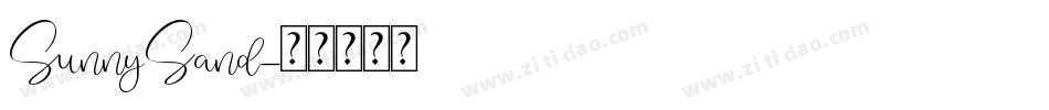SunnySand字体转换