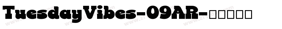 TuesdayVibes-09AR字体转换