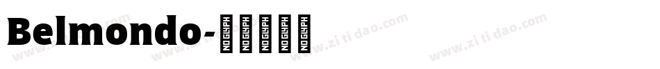 Belmondo字体转换