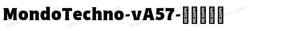 MondoTechno-vA57字体转换