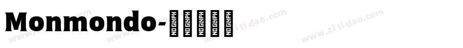 Monmondo字体转换