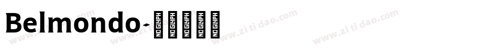 Belmondo字体转换