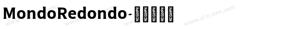 MondoRedondo字体转换