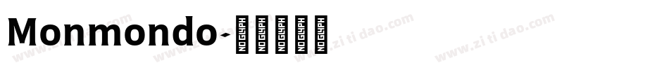 Monmondo字体转换