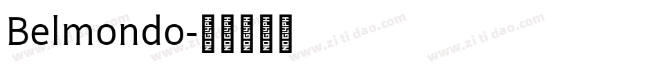 Belmondo字体转换