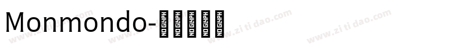 Monmondo字体转换