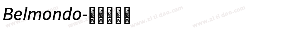 Belmondo字体转换