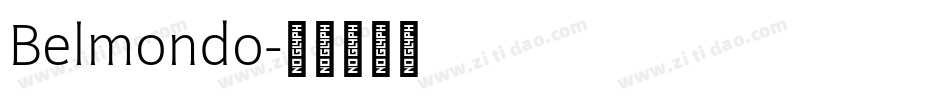 Belmondo字体转换