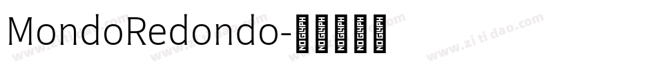 MondoRedondo字体转换